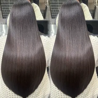 ロング 🕊️ナチュラル盛れ 韓国風艶髪/マホ🫧のヘアスタイル