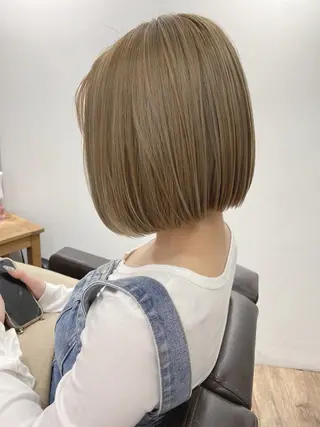 ミディアム カラー ハイライト⭐️上野 高広のヘアスタイル