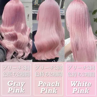 ロング カラー ダブルカラー特化💍 tiam💍韓国ヘアのヘアスタイル