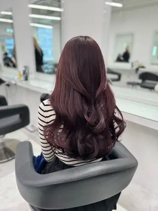 ロング カラー ヘアアレンジ ブリーチ無し透明感 🕊AZUSAのヘアスタイル