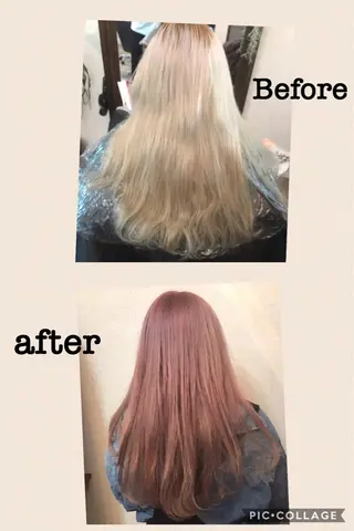 ショート ミディアム セミロング カラー 白髪ぼかしハイライト バレイヤージュヤマトのヘアスタイル