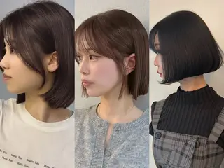 ショート 韓国ボブ/ハッシュ カットKIRAのヘアスタイル