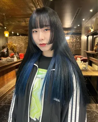 ロング カラー haco＋所属・圧倒的デザイン力 店長🎨RENAのヘアスタイル