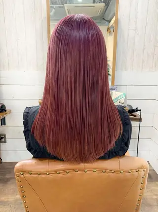 ロング カラー 初めてでも失敗しない 透明感カラー　Miiのヘアスタイル