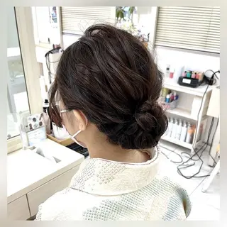 ヘアアレンジ 似合わせヘアメイク 💐オダギリチアキのヘアスタイル