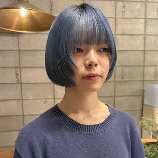 カラー カエデ🐬 カットカラーモデルのヘアスタイル