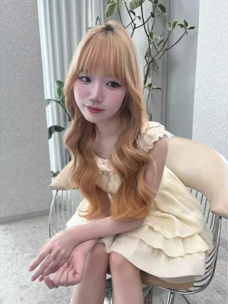 ロング ヘアアレンジ 天神￤カラー￤ まなみ🎀💞のヘアスタイル