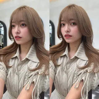 セミロング Rena  Taka hashi/髪質改善のヘアスタイル