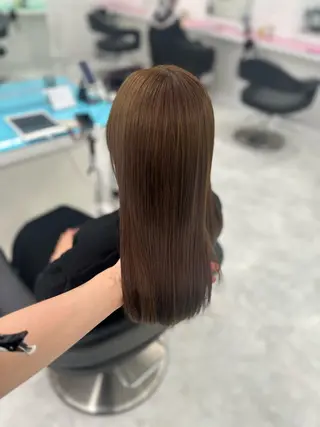 セミロング カラー ♡ダブルカラー特化♡ miyuのヘアスタイル