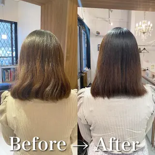 ミディアム 髪質改善特化 安東駿介のヘアスタイル