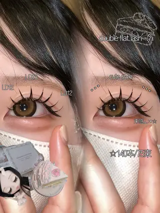 マツエク・マツパ ☆eyelist _miu☆のマツエク・マツパデザイン