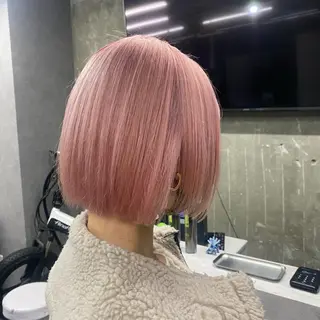 カラー Seleneコウキ ブリーチ/ハイトーンのヘアスタイル
