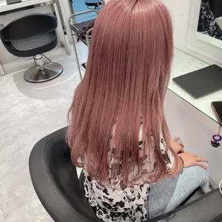 ロング カラー ウルフカットマスター みつきのヘアスタイル