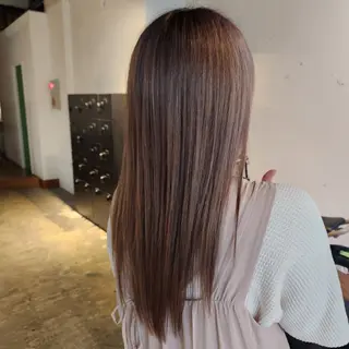 ロング カラー ハヤシ マユ ✂ 府中美容室のヘアスタイル