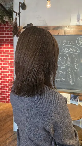 ミディアム カラー 韓国好き🇰🇷 美容師MIKUのヘアスタイル
