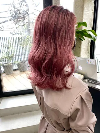 セミロング カラー OVER→三軒茶屋 /縮毛矯正・髪質改善のヘアスタイル