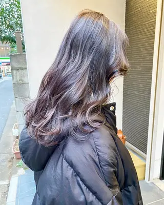 セミロング カラー 成城美容室 YOSHIMURAのヘアスタイル