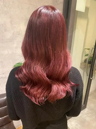ミディアム カラー 🌸インナーカラー 🌸藤井春華のヘアスタイル