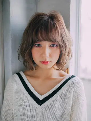 パーマ 福島 浩司のヘアスタイル