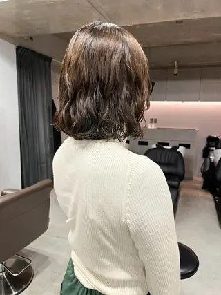 ショート パーマ ロングパーマ木村 ボブパーマのヘアスタイル