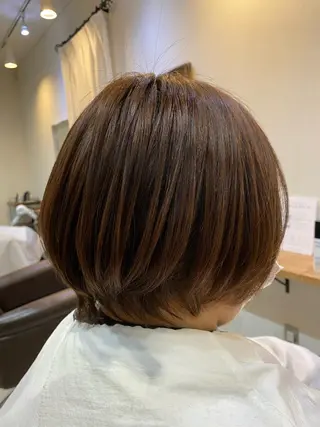 ショート 髪質改善🤍艶カラー 🤍きわこのヘアスタイル