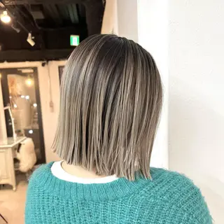ショート カラー ✨韓国/外国人風✨ 江原巧のヘアスタイル