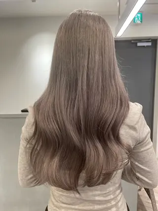 ロング ♡似合わせハイトーン ♡maiのヘアスタイル