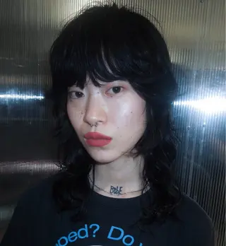 セミロング パーマ タマキ/似合わせ カット/Wカラーのヘアスタイル