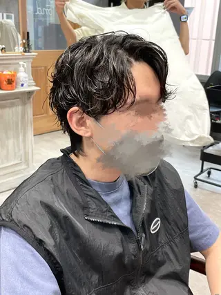 パーマ メンズ 伊関 優愛*.+ﾟのヘアスタイル