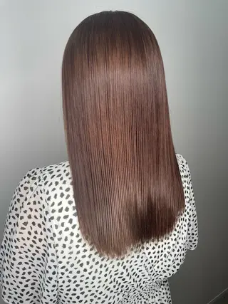 セミロング カラー ショート/脱白髪染め ☆宇﨑悠実のヘアスタイル