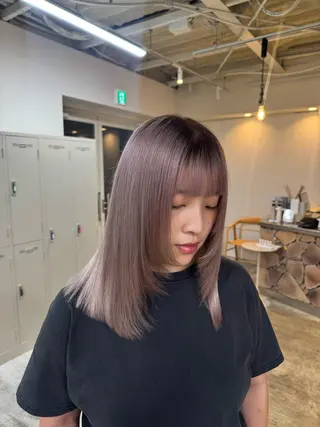 ミディアム fand / HINAのヘアスタイル