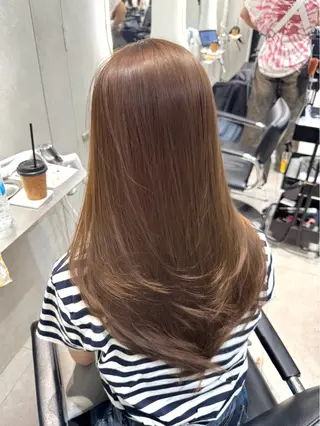 ロング ✨レイヤーカット 海外ヘア/原宿✨のヘアスタイル