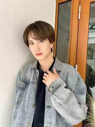 ミディアム 【メンズ】 shelterのヘアスタイル