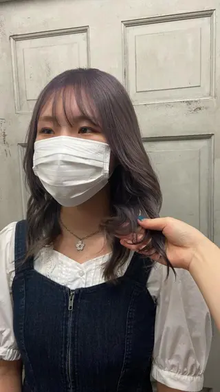 ミディアム カラー 🦭☪️Azumi 縮毛矯正☪️🦭のヘアスタイル