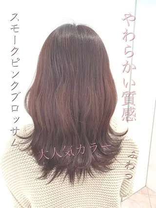セミロング カラー 【悩み解決!美髪へ】 店長 平間 響のヘアスタイル