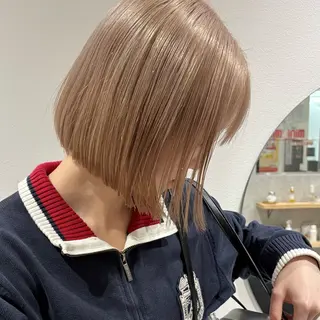 ショート カラー 🍊暖色×顔周り 🍊cocoroのヘアスタイル