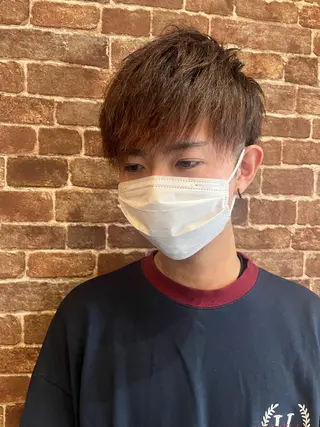 ショート カラー パーマ ヘアアレンジ メンズ キッズ ネイル マツエク・マツパ アイブロウ 久木原 ゆりのヘアスタイル