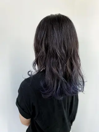 セミロング カラー ⭐️当日OK⭐️ 岩田峻のヘアスタイル