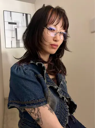 セミロング 【NARVIS】 菅田愛華のヘアスタイル