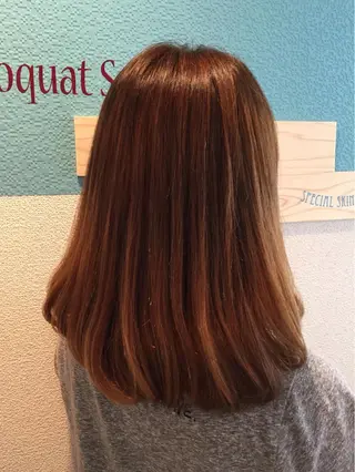 ミディアム セミロング ロング カラー 早朝✨ヘアセット 着付け/清水玲歌のヘアスタイル