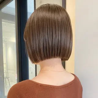 ショート カラー ボブ/ミニボブ 透明感カラーkadoのヘアスタイル