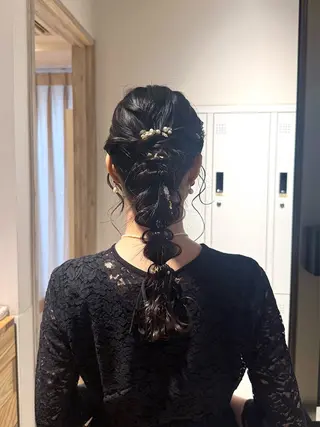 ヘアアレンジ 艶カラー/縮毛矯正/ アレンジ/akaneのヘアスタイル