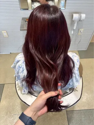 ロング カラー ブリーチなし艶カラー /いくののヘアスタイル