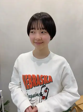 ショート 青木 優歩のヘアスタイル