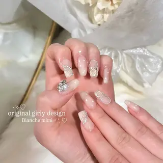 ネイル Blanche mimi.u_aのネイルデザイン