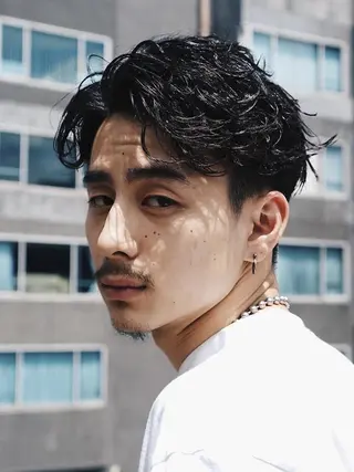 ショート パーマ メンズ SENTA✨メンズ パーマ✨fifth栄のヘアスタイル