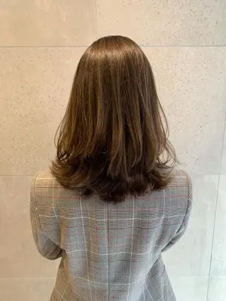 ミディアム 増田 晃士のヘアスタイル