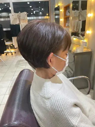 ショート 岡田 駿也のヘアスタイル