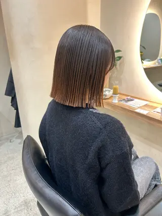 ショート レイヤー・ボブカット ／もえまる🌻のヘアスタイル