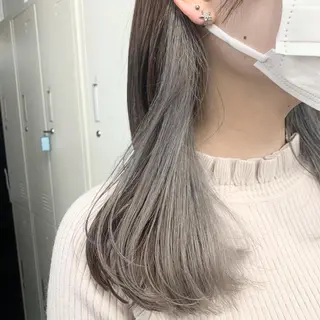 ロング カラー 赤みゼロ/透明感 カラー🌿KANTAのヘアスタイル